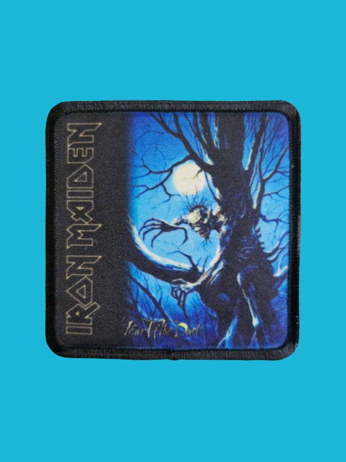 Patch Iron Maiden - Fear Of The Dark - Imprimé - Carré de 7,5 x 7,5 centimètres